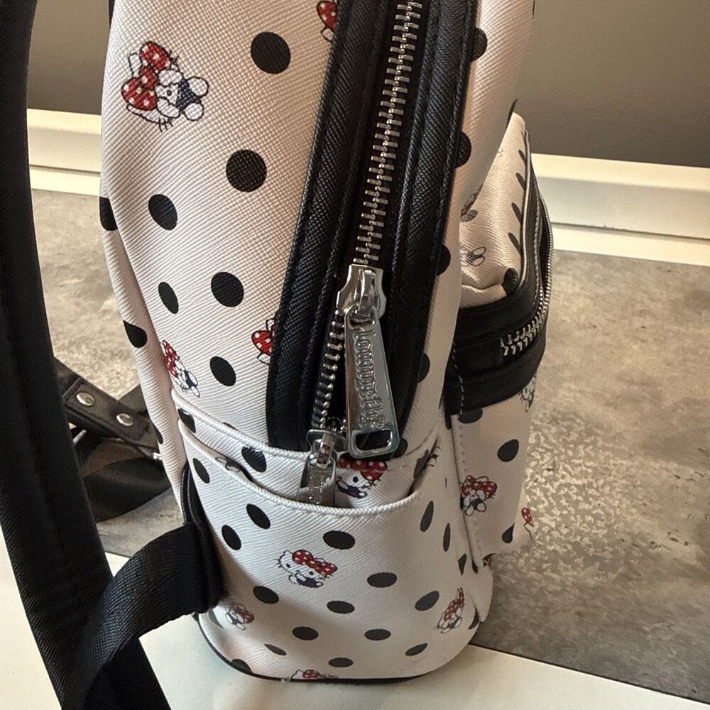 Loungefly Sanrio Hello Kitty Polka Dot Mini Backpack - Picture 7 of 13